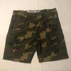Green Cargo Shorts with Durable Fabric